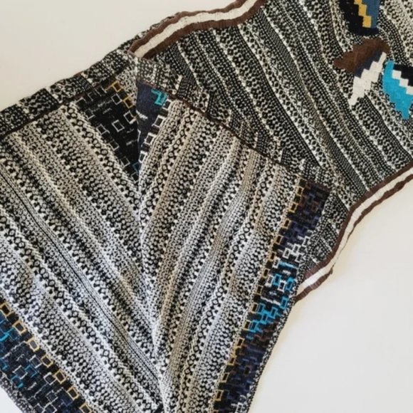 CALYPSO ST. BARTH - Tweed Embroidered Boho Tunic Size Small - Picture 11 of 13